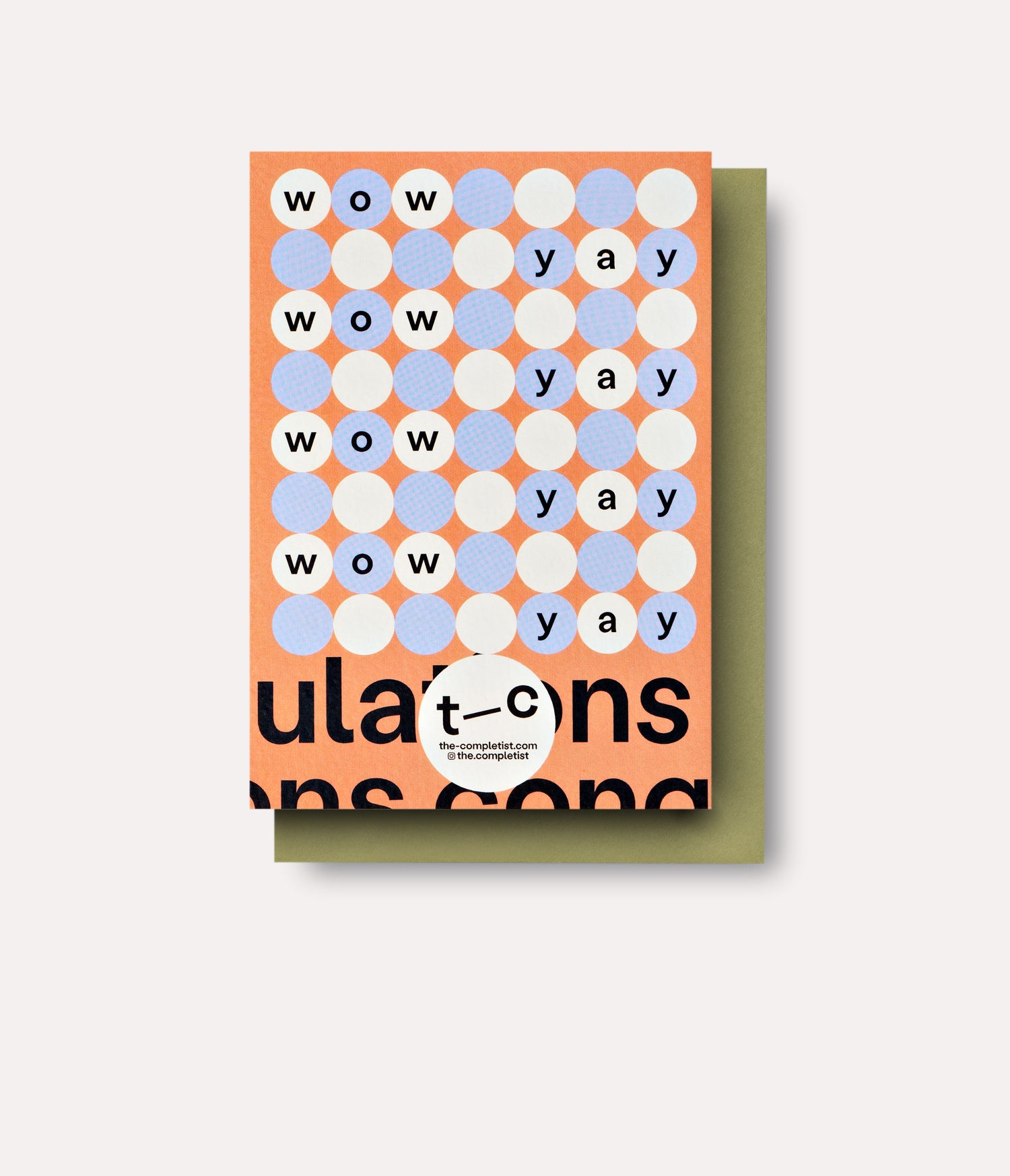 Crayon Congrats Card