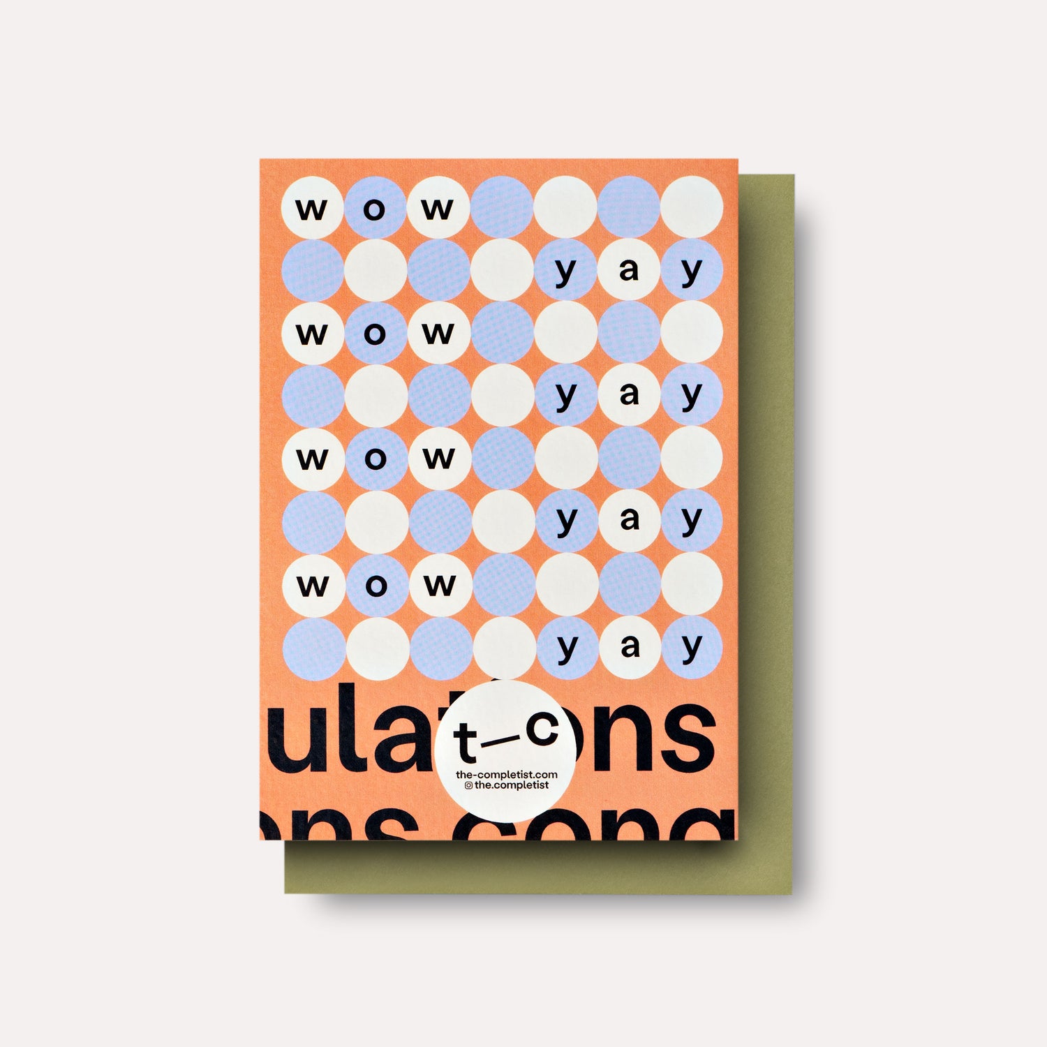 Crayon Congrats Card