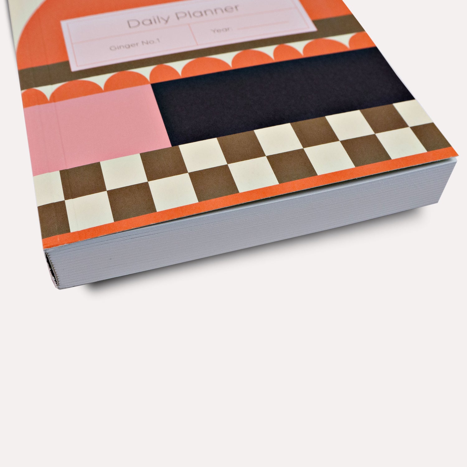 Ginger Undated Daily Planner Book