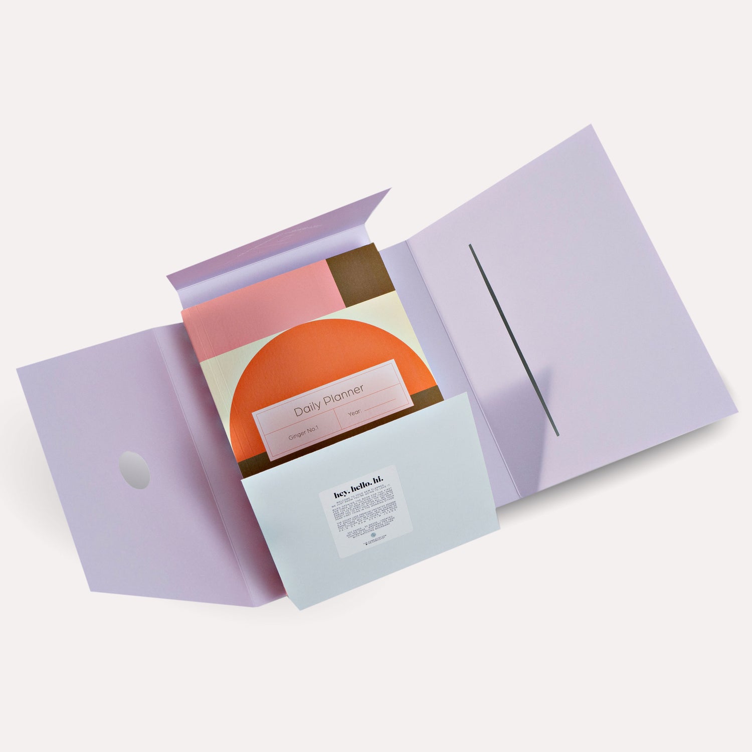 Ginger Undated Daily Planner Book