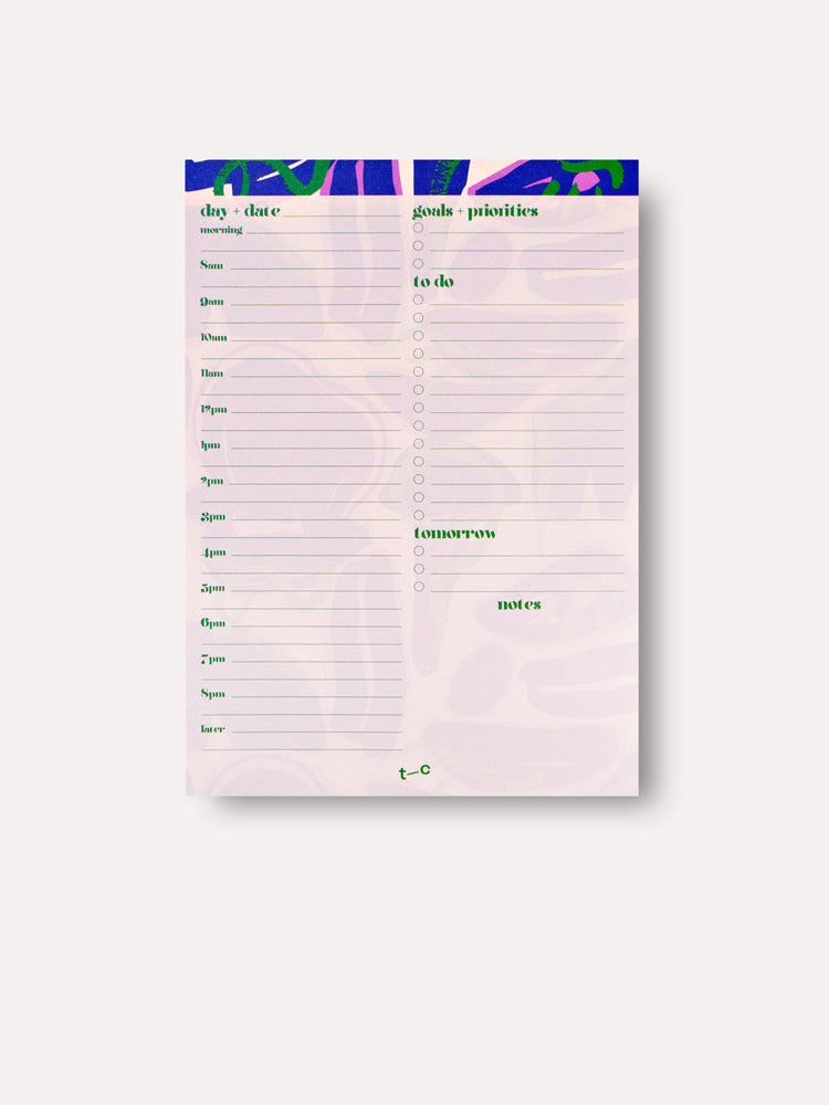 Capri Daily Planner Pad