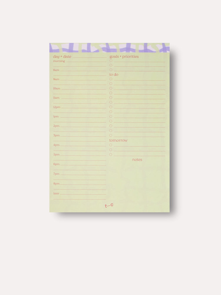 Neroli Daily Planner Pad