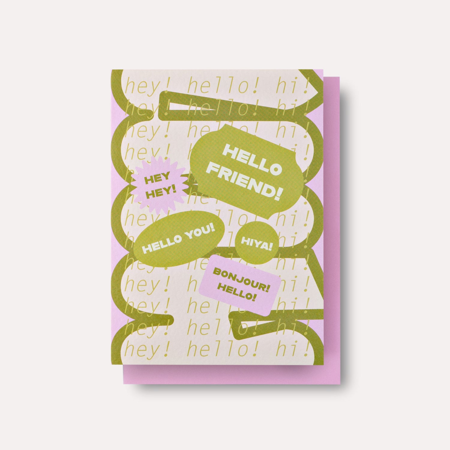 Hinoki Hello Card