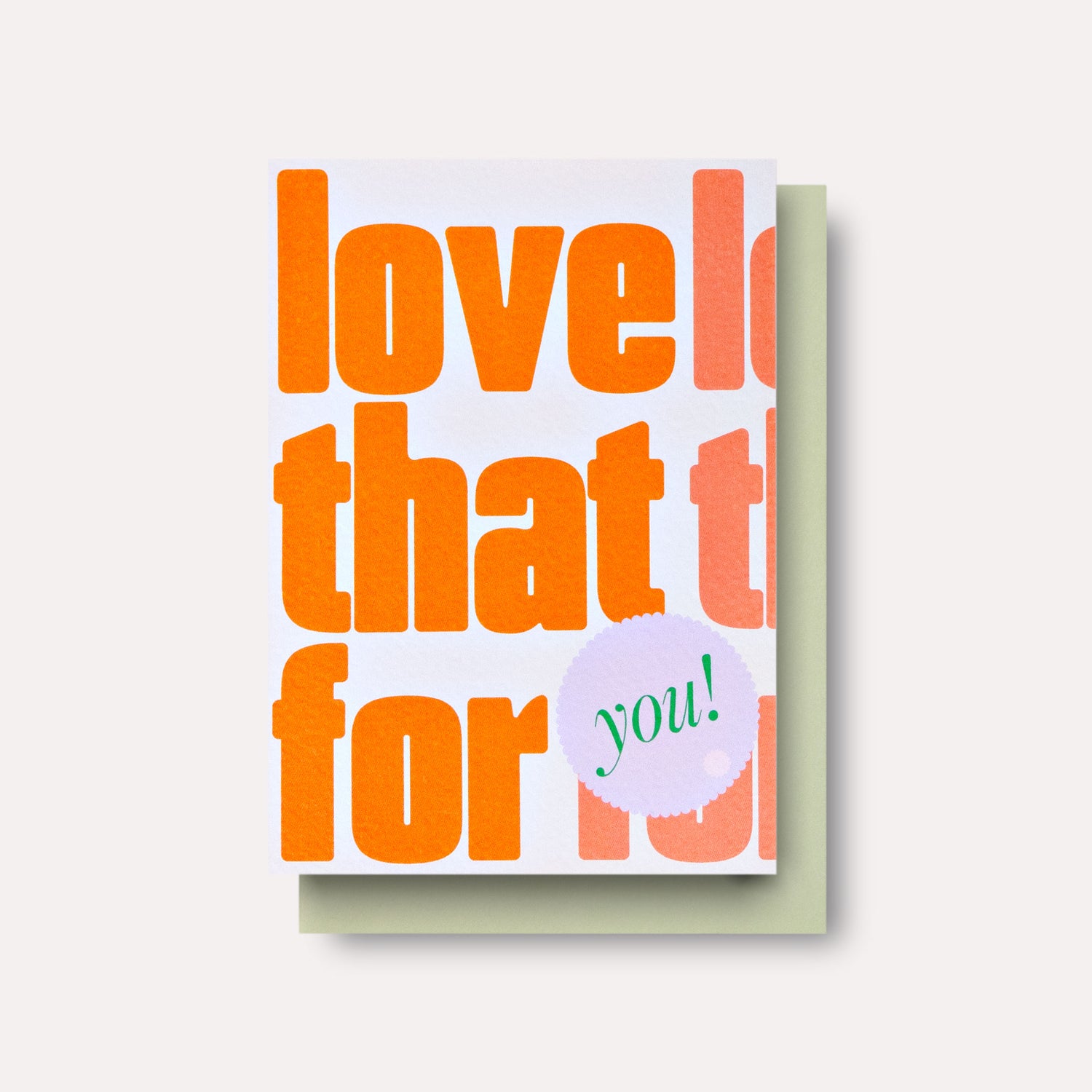 Violet Love That for You Card