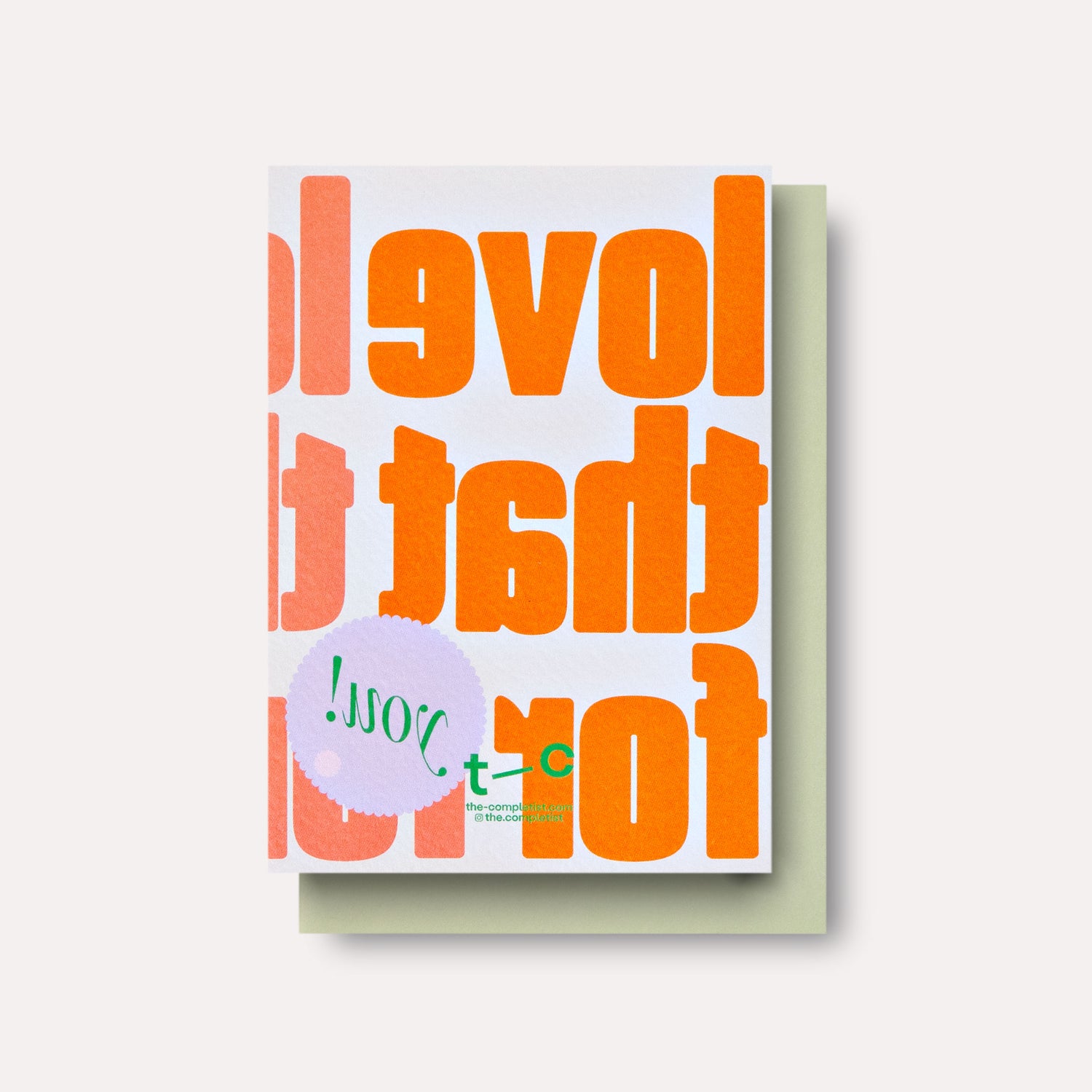 Violet Love That for You Card