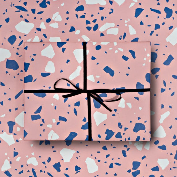 Pink Terrazzo Gift Wrap