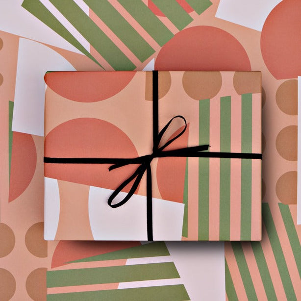 Spots + Stripes Gift Wrap