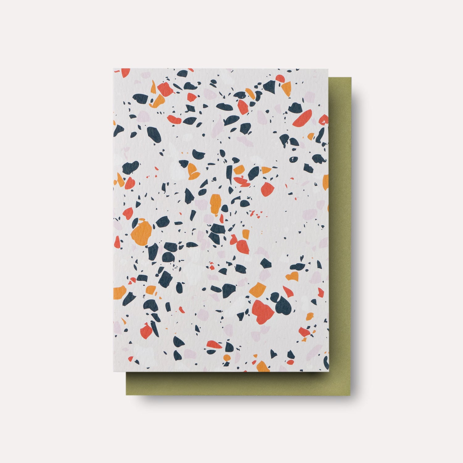 Mustard Terrazzo Art Card
