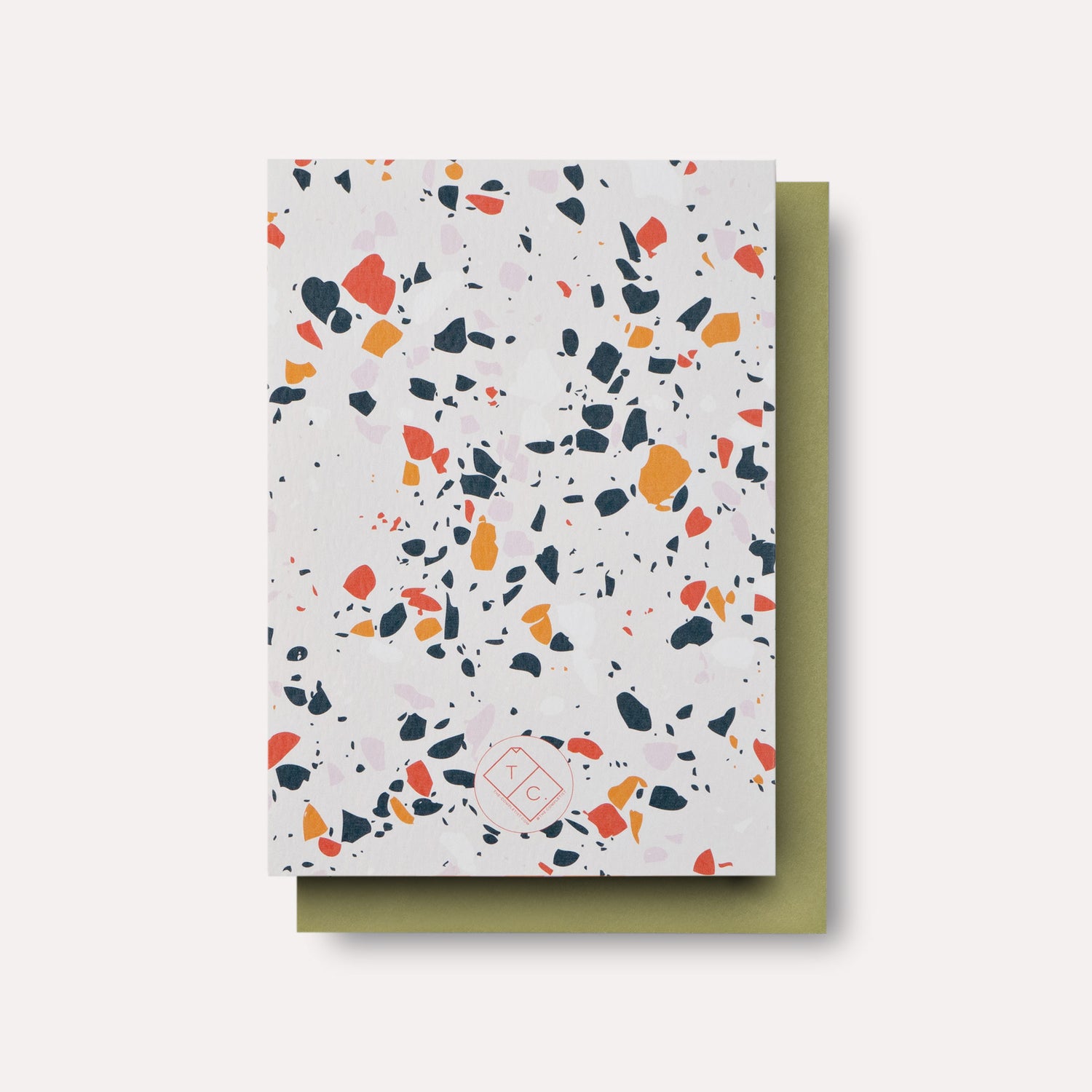 Mustard Terrazzo Art Card