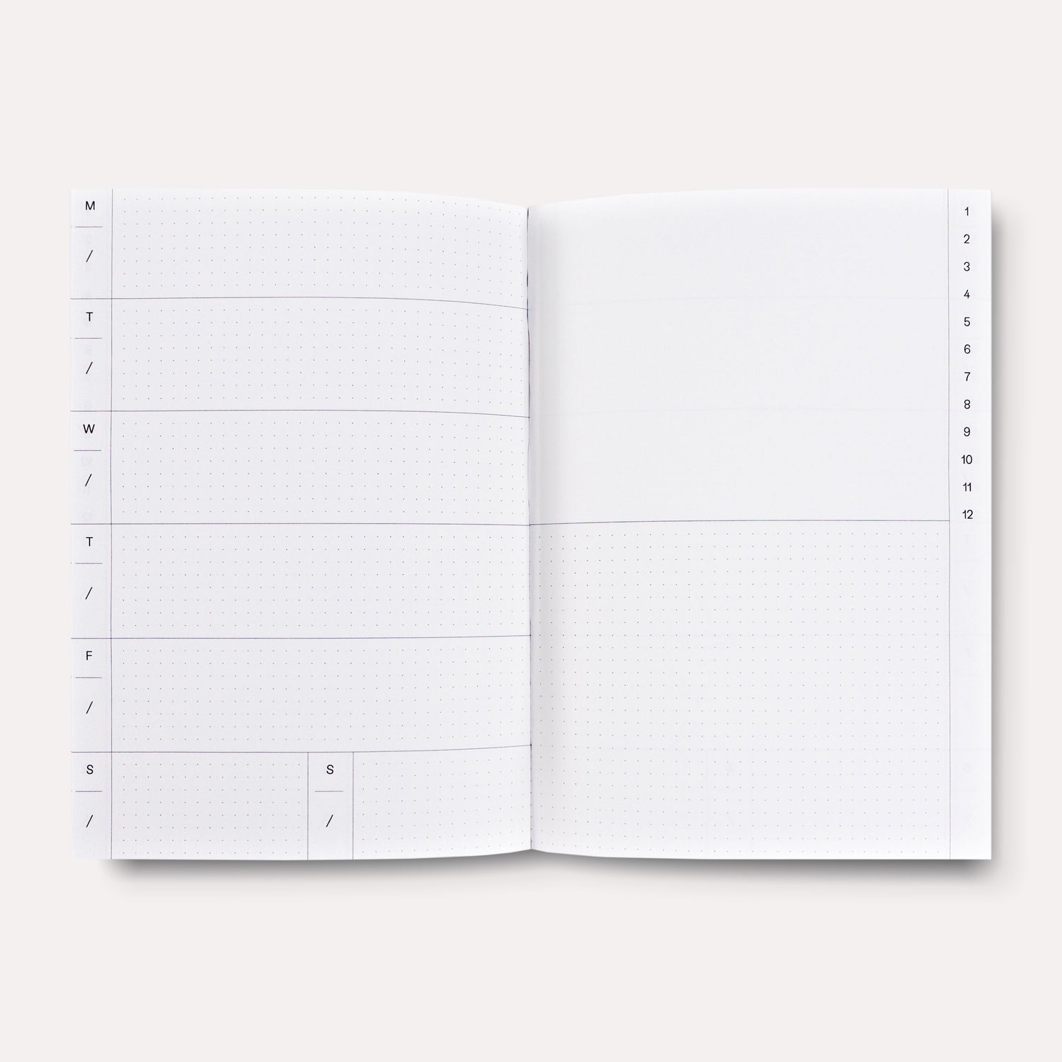 Overlay Flowers Undated Weekly Planner