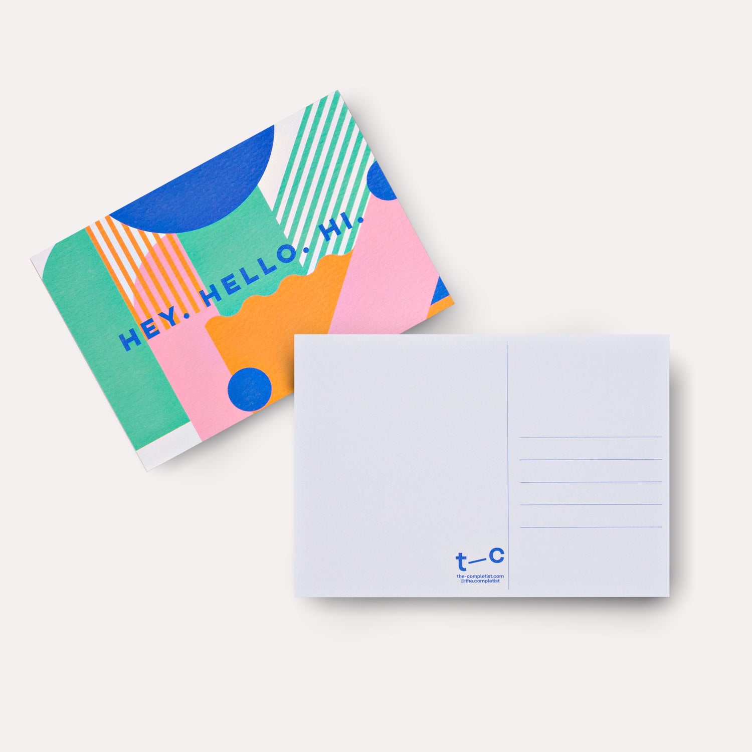 Miami Stripes Postcard