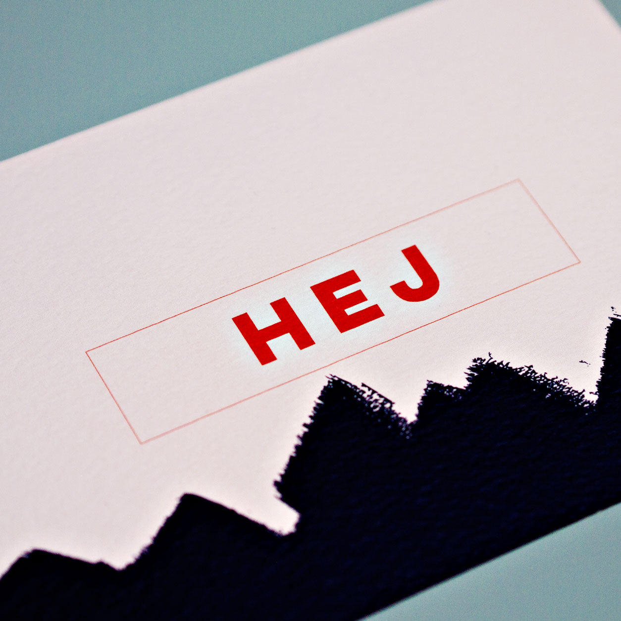 The Completist Hej Postcard