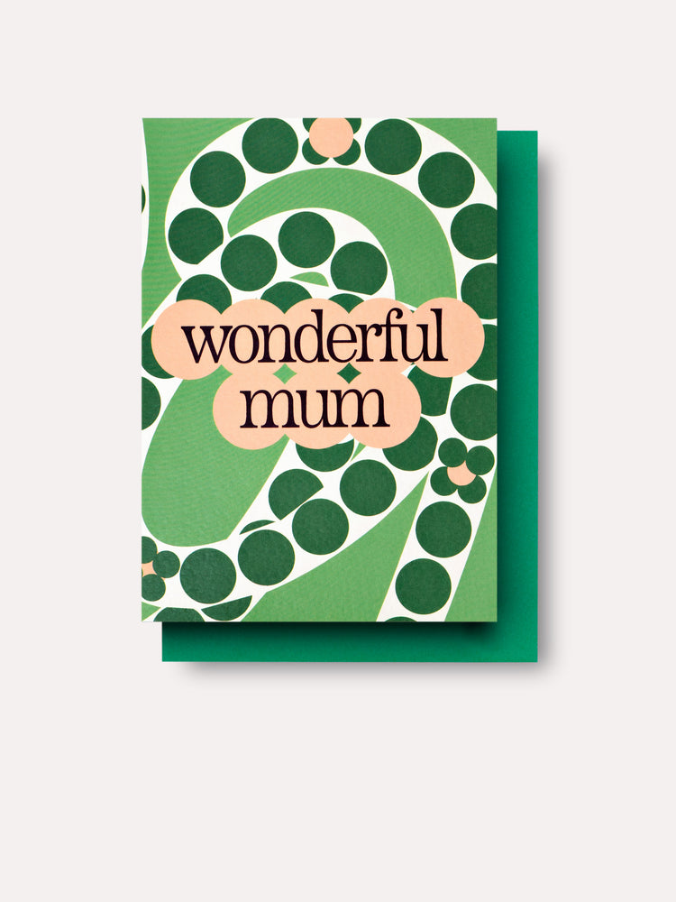 Damson Wonderful Mum Card
