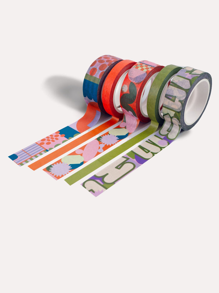 The Completist Ginger Mix Washi Tape Set