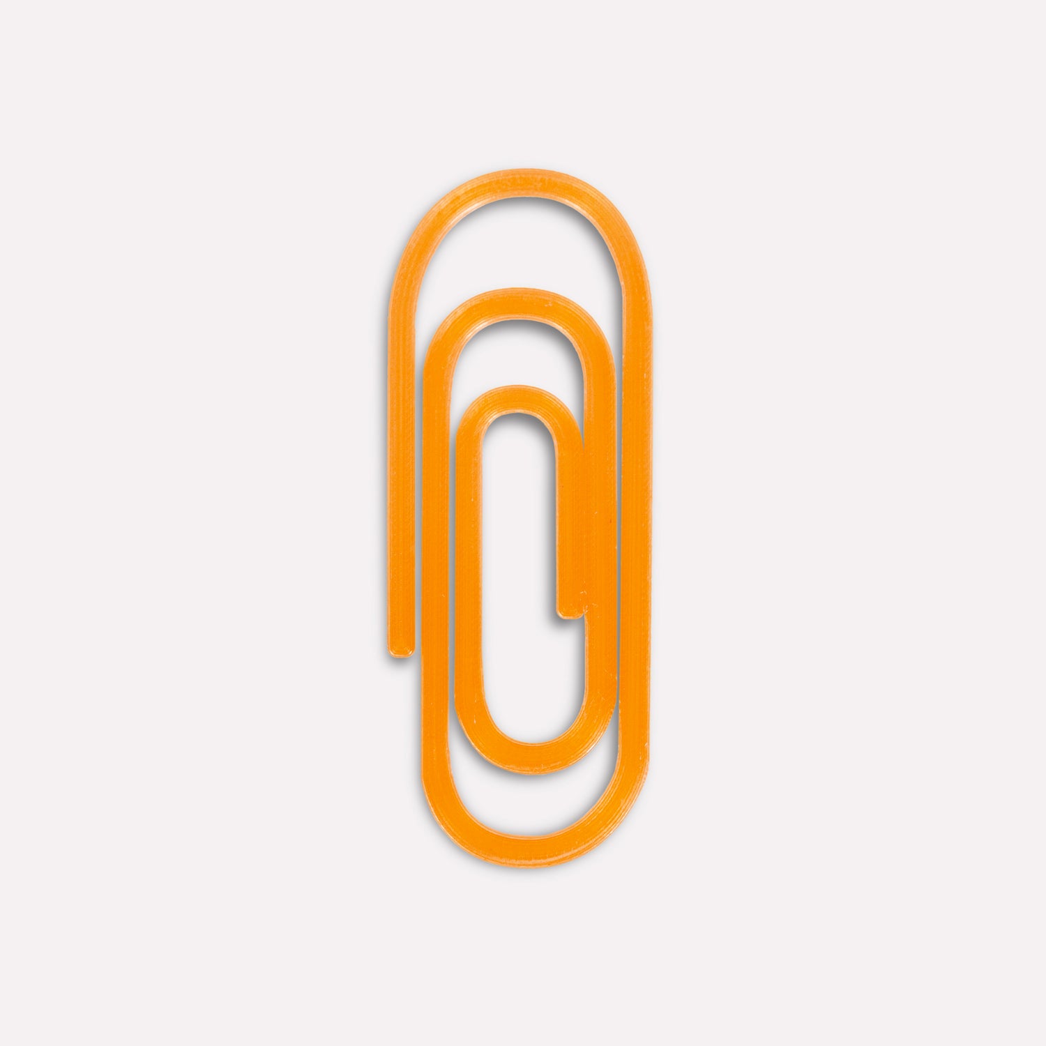 Paperclip Translucent 3D Printed Bookmark