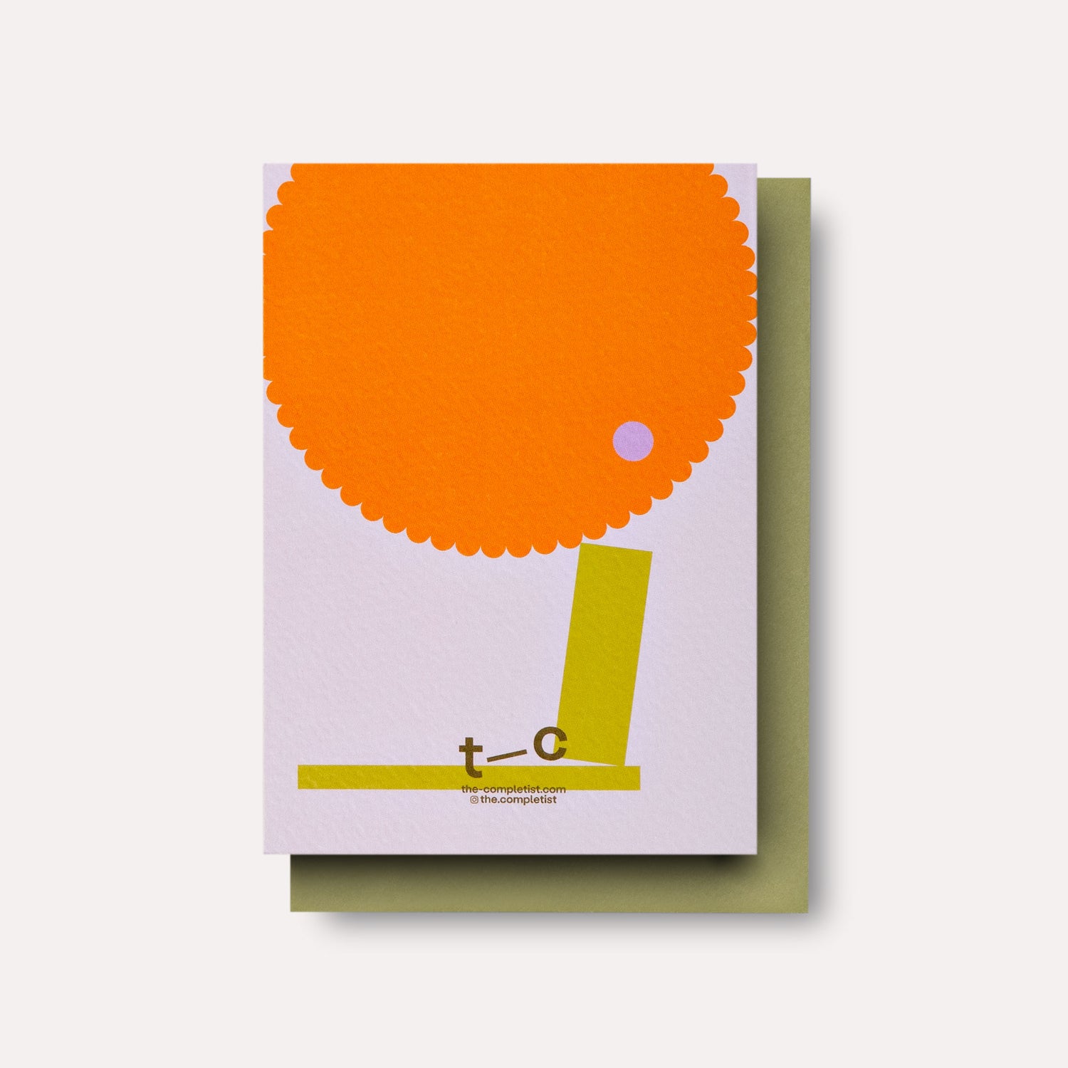 Ellipse Thank You Card