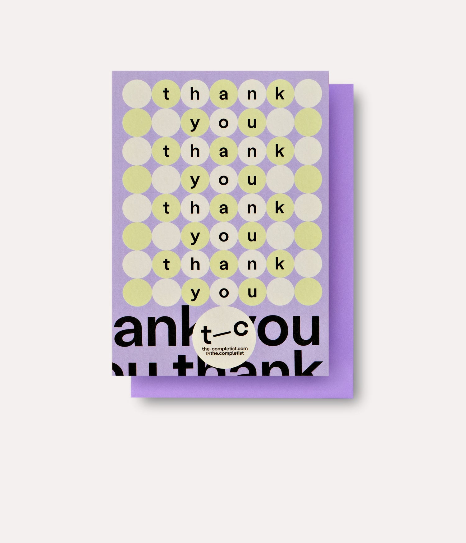 Crayon Thank You Card