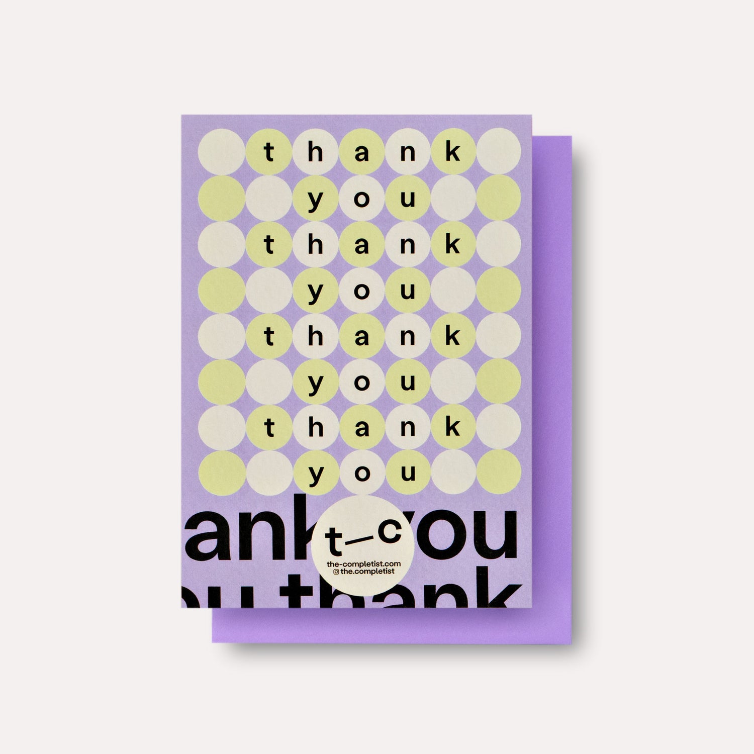 Crayon Thank You Card