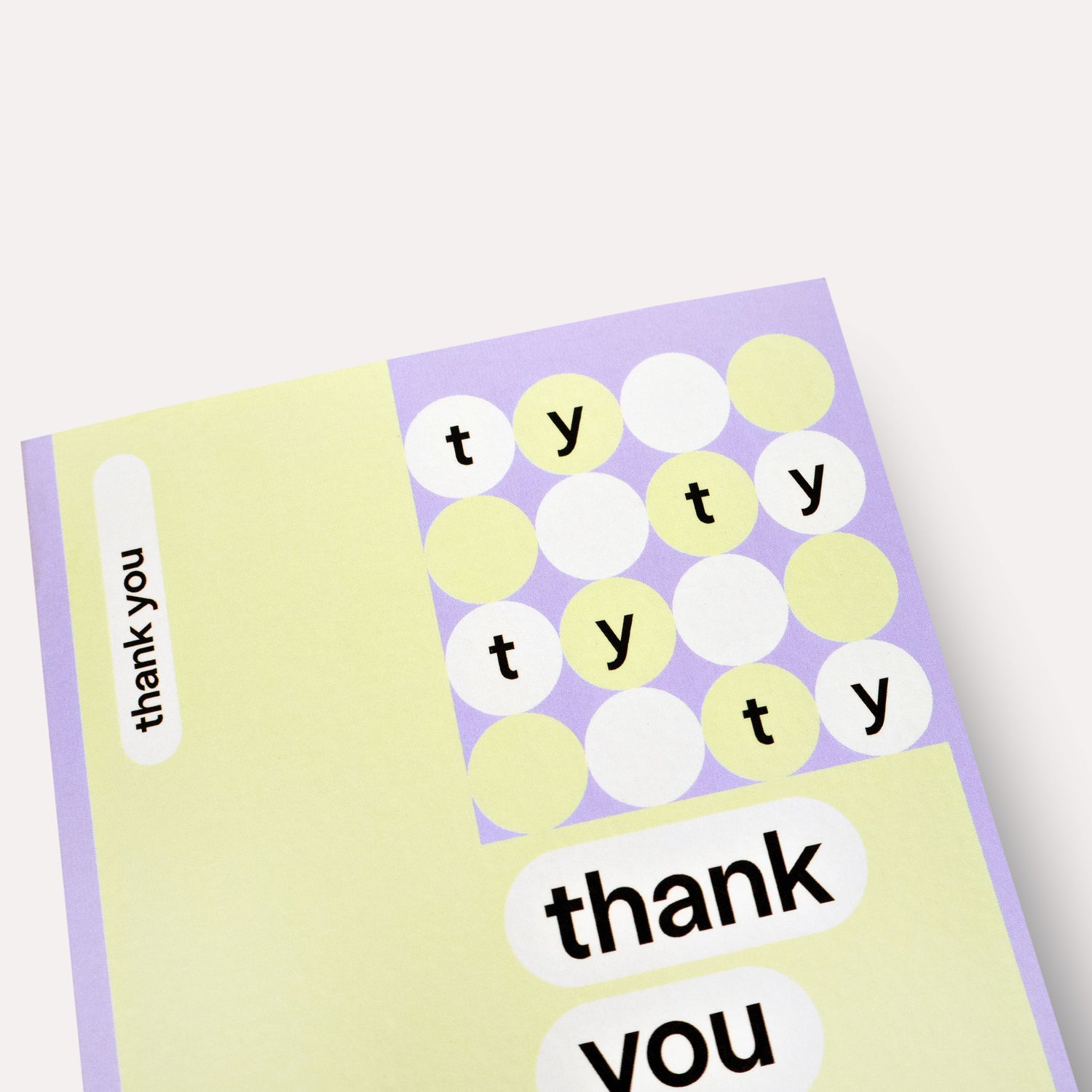 Crayon Thank You Card