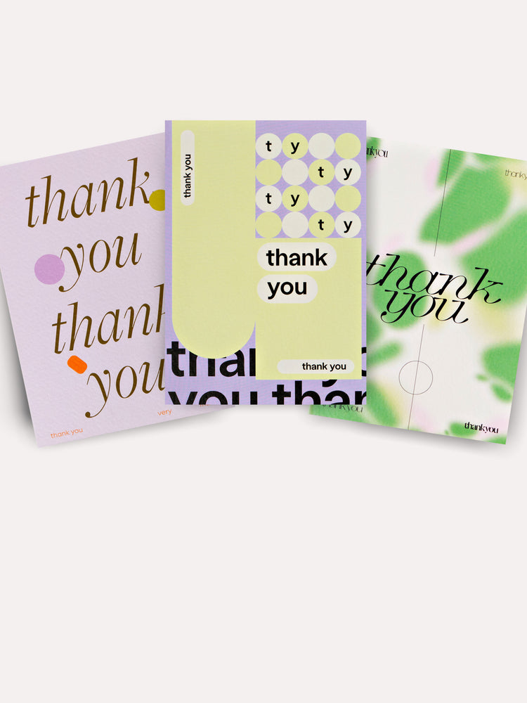 Crayon Thank You Card Set