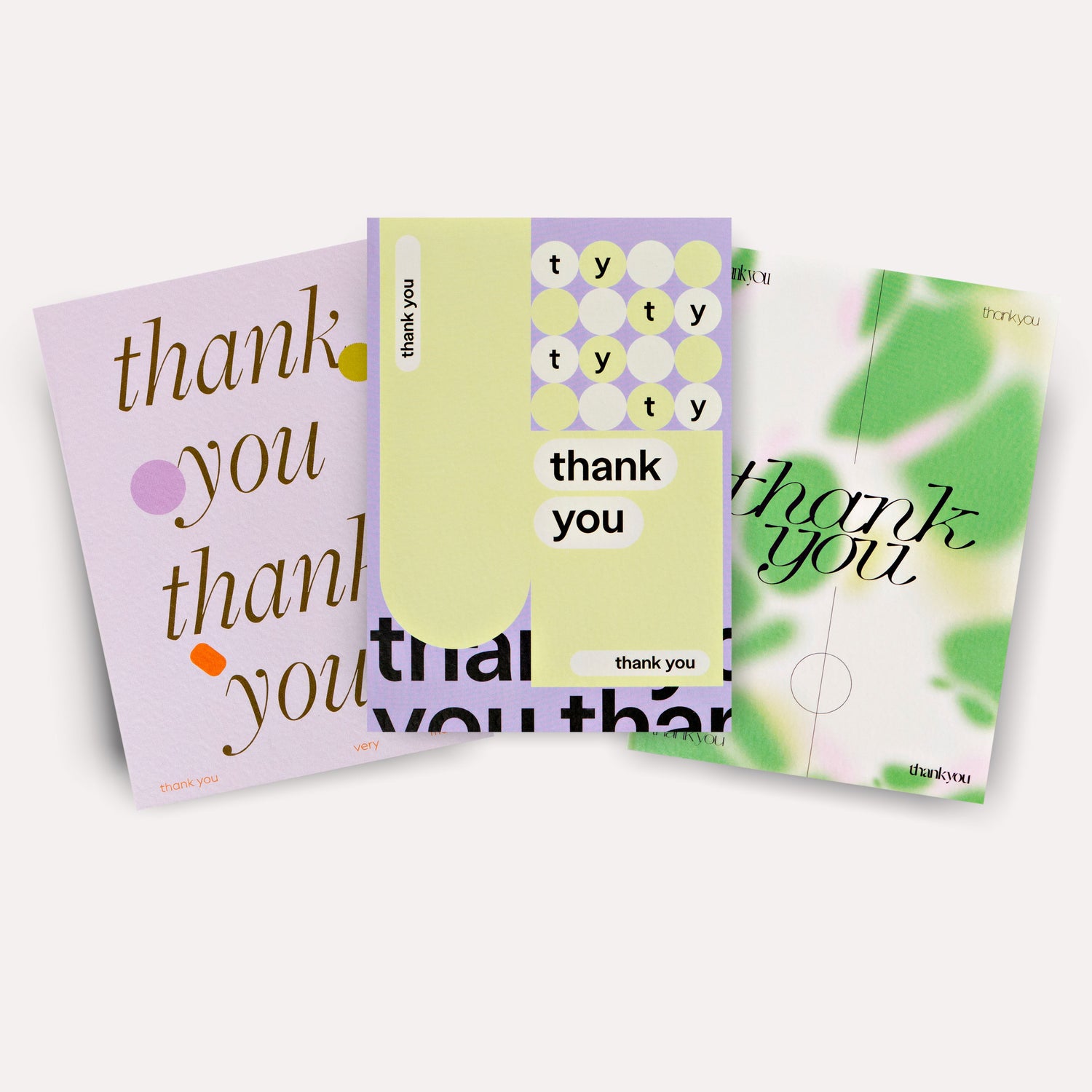 Crayon Thank You Card Set
