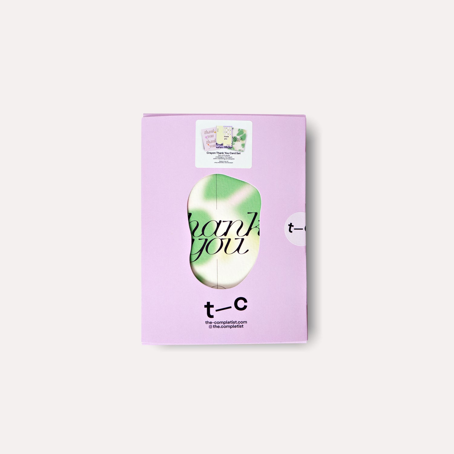 Crayon Thank You Card Set