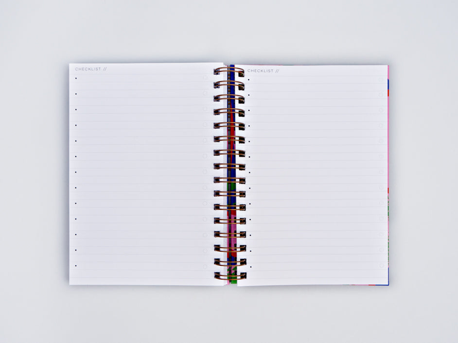 The Completist Athens Undated Hard Cover Weekly Planner