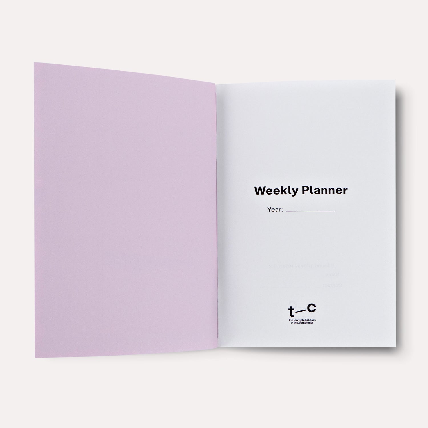 Osaka Undated Weekly Planner Book