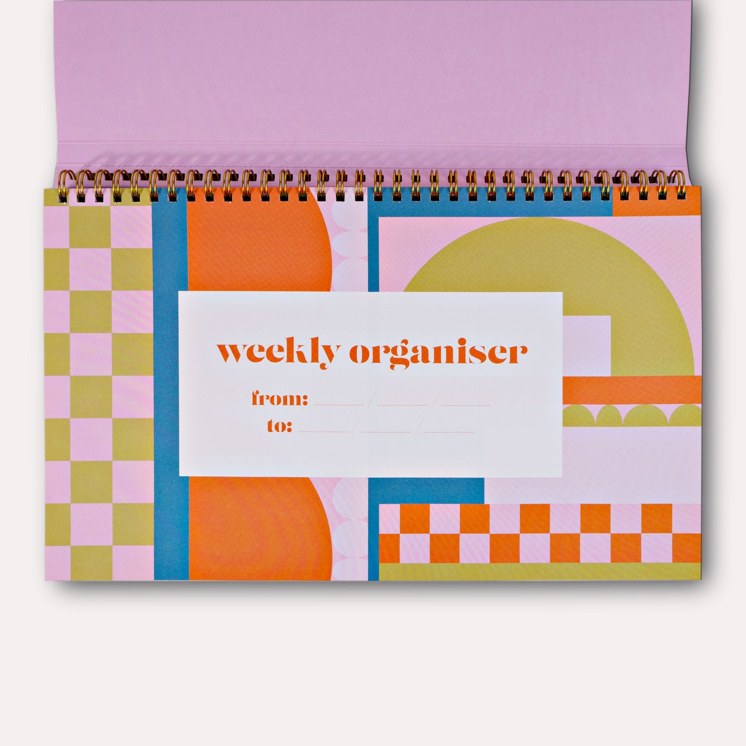 Ginger Weekly Organiser Book
