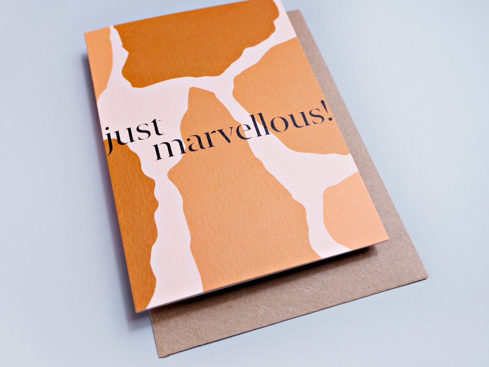 Just Marvellous Card