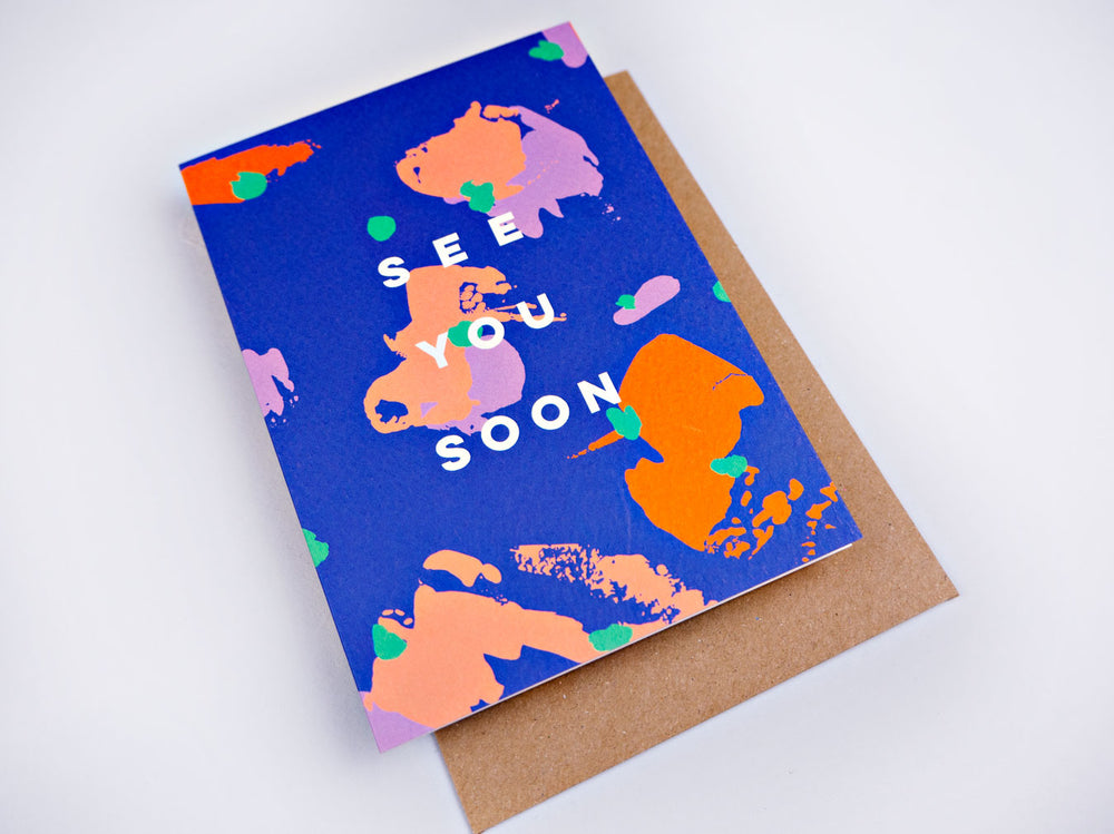 The Completist see you soon farewell card