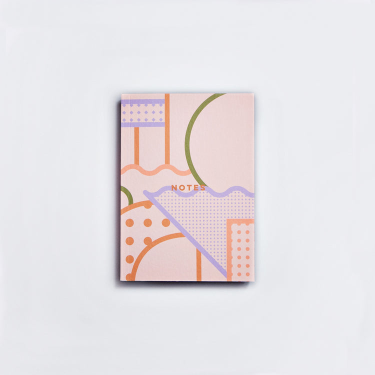 Algebra A6 Pocket Lay Flat Notebook