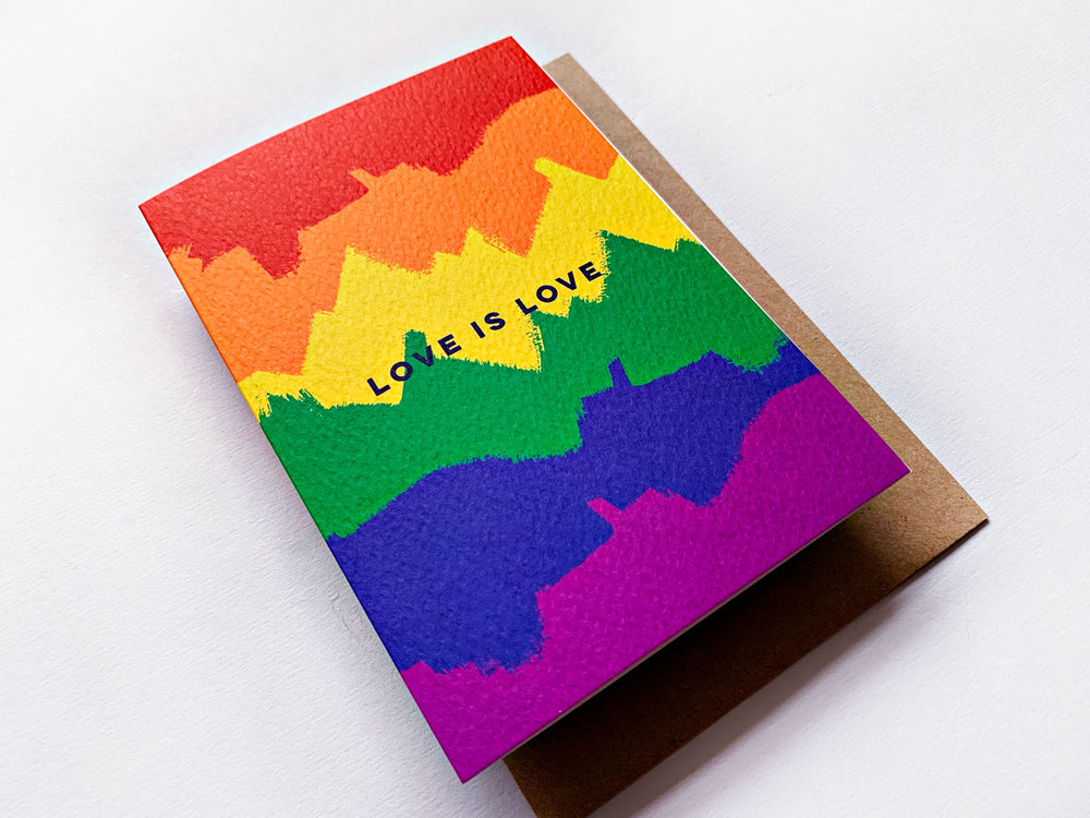 The Completist love is love pride card