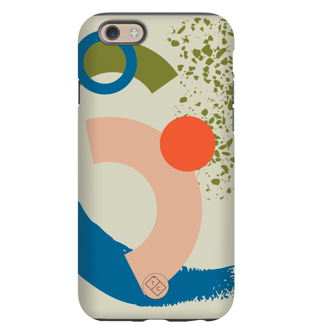 The Completist Memphis brush phone case