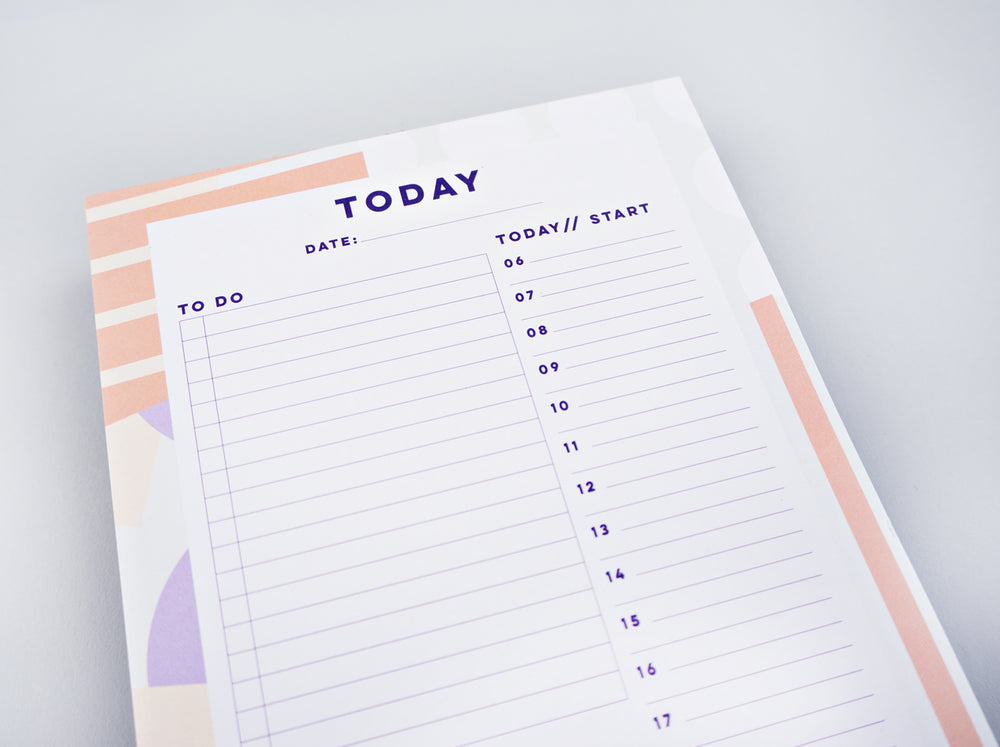 Spots + Stripes Daily Planner Pad