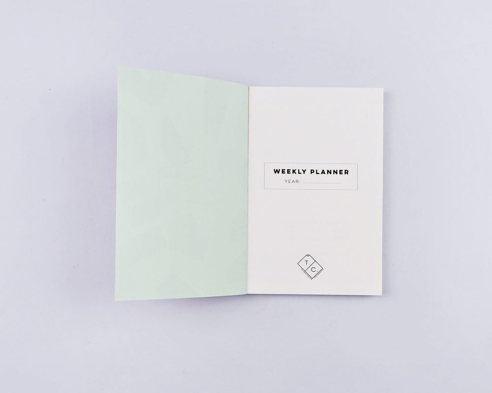 The Completist origami pocket undated weekly planner