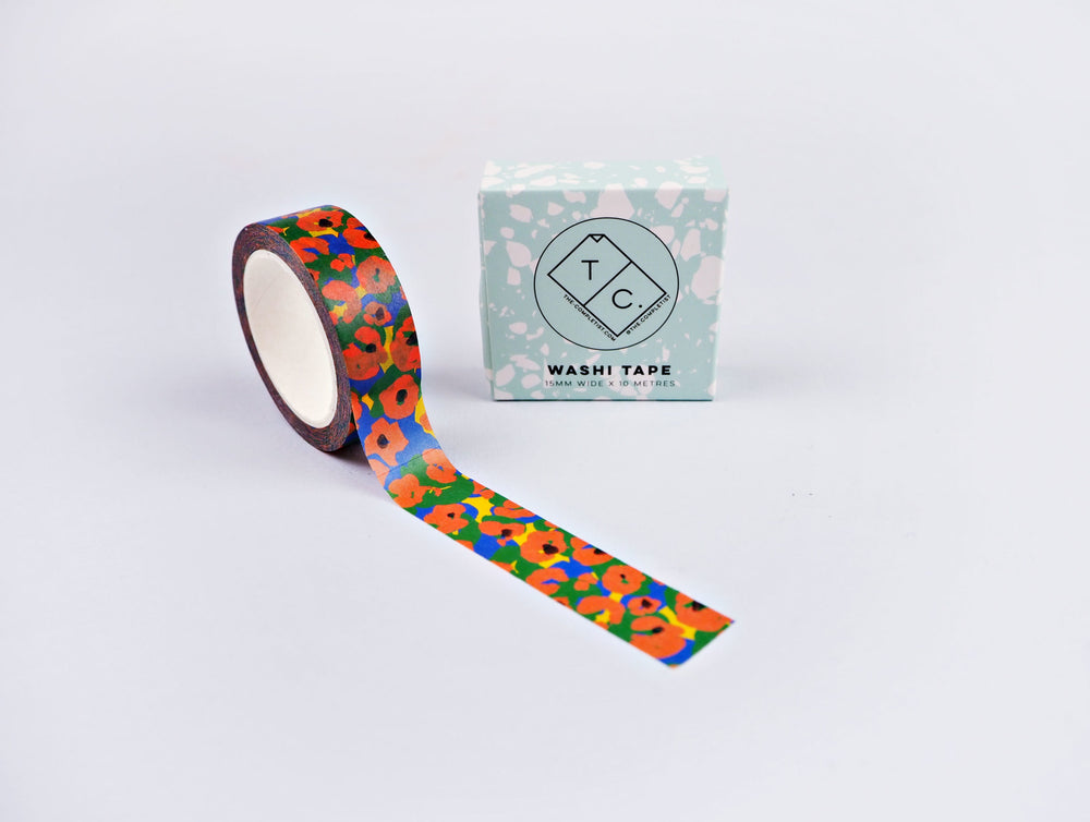 The completist painter flower washi tape