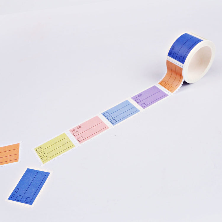 The Completist to do list pastel stamp washi tape