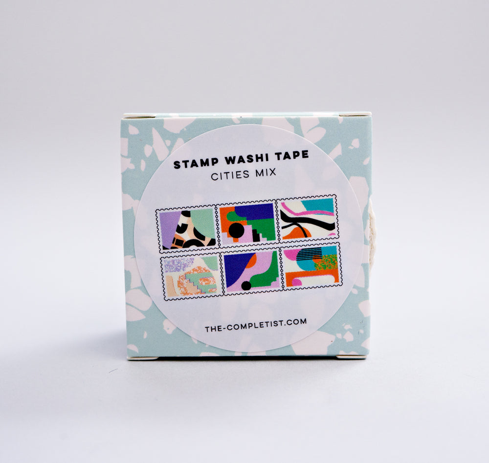 Cities Mix Stamp Washi Tape