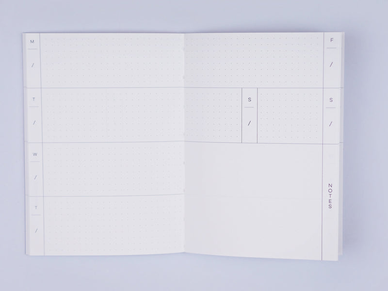 SAMPLE SALE Mulberry A6 Pocket Undated Weekly Planner