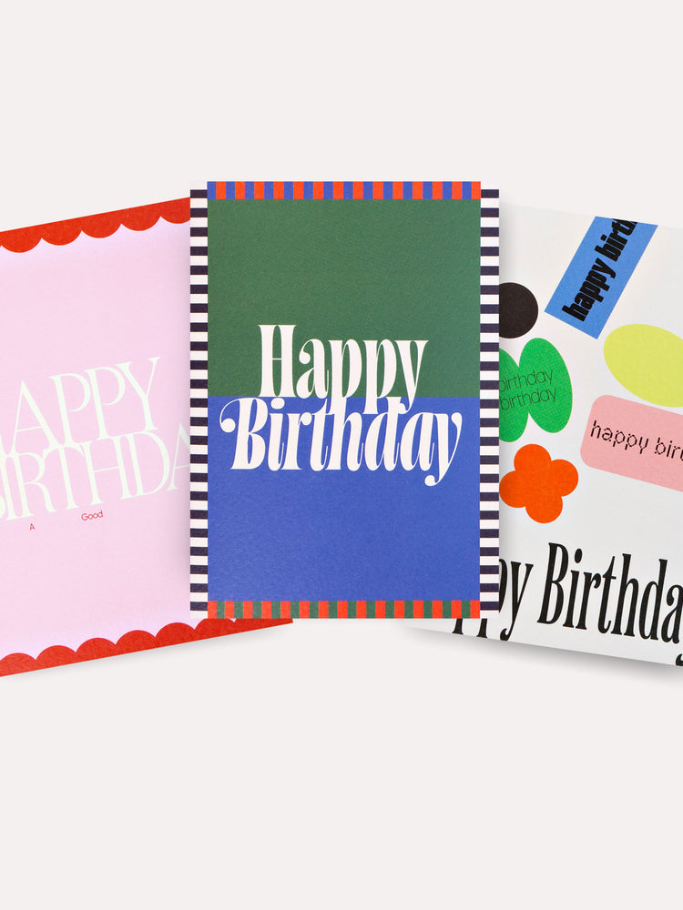 Multi Birthday Card Set