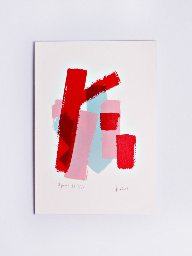 The Completist Blocks #1 Limited Edition Screen Print