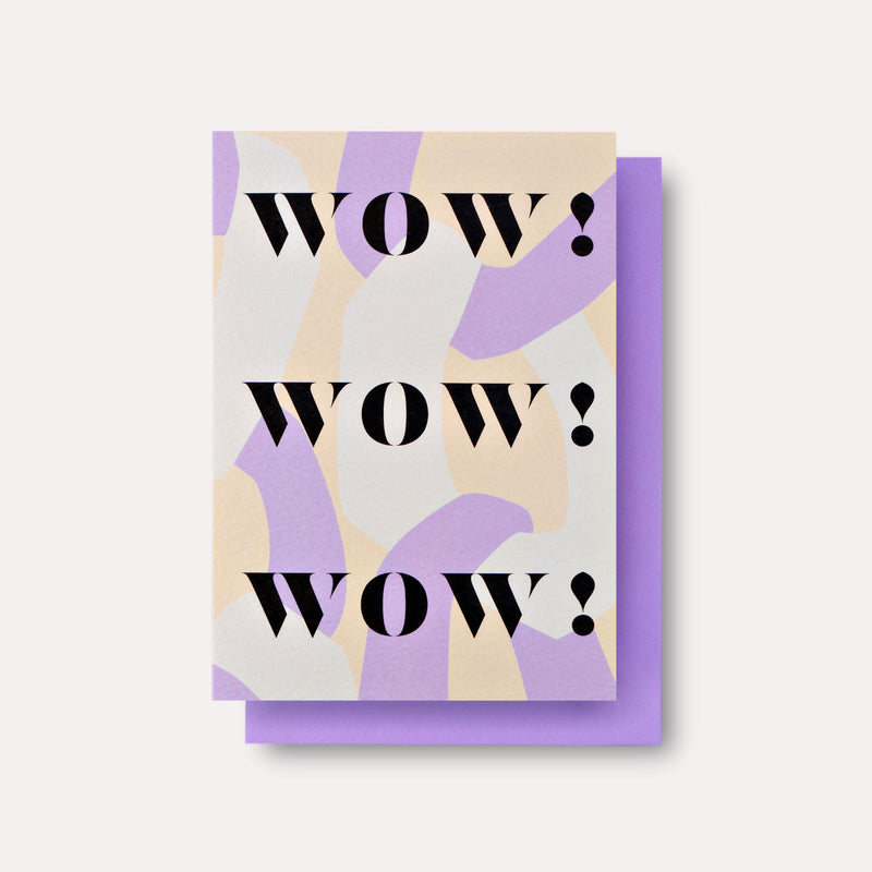 Wow Wow Wow Card