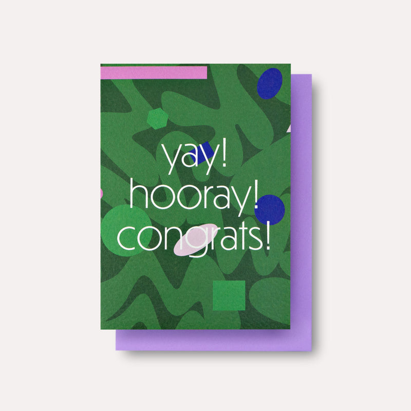 August Hooray Card