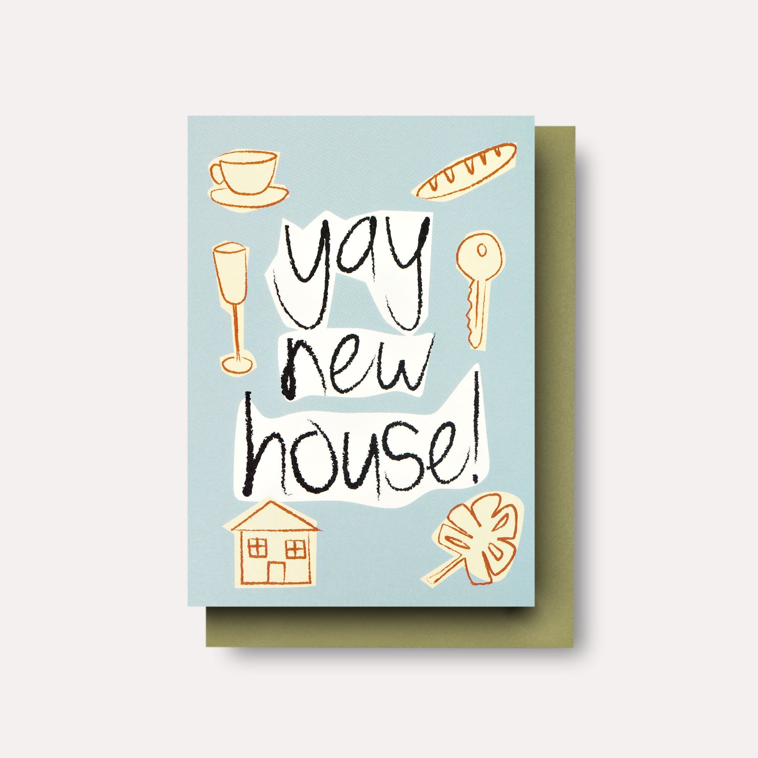 Sketchy New House Card