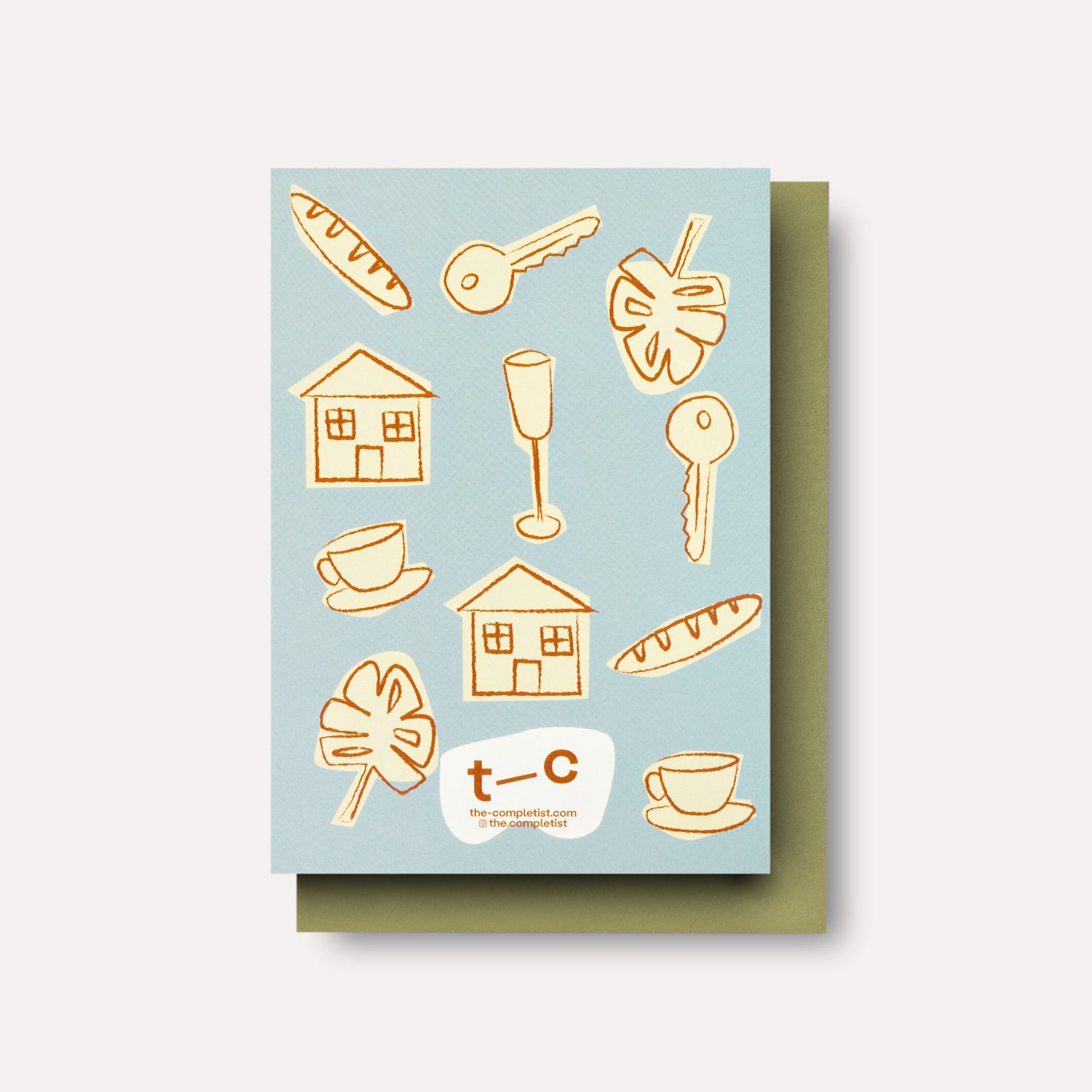 Sketchy New House Card