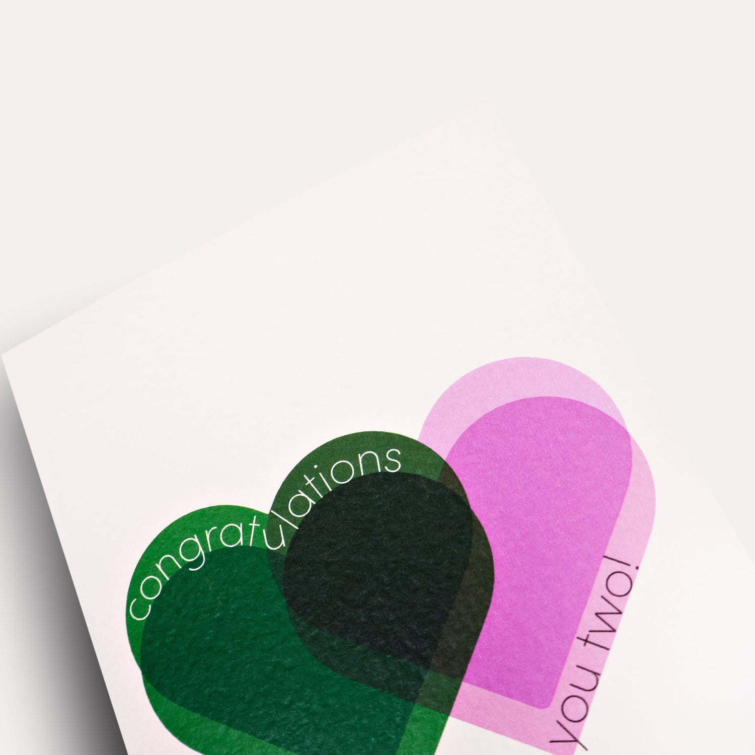Congrats You Two Card