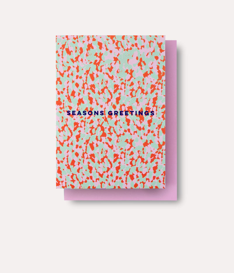 The Completist Pastel Confetti Christmas Card