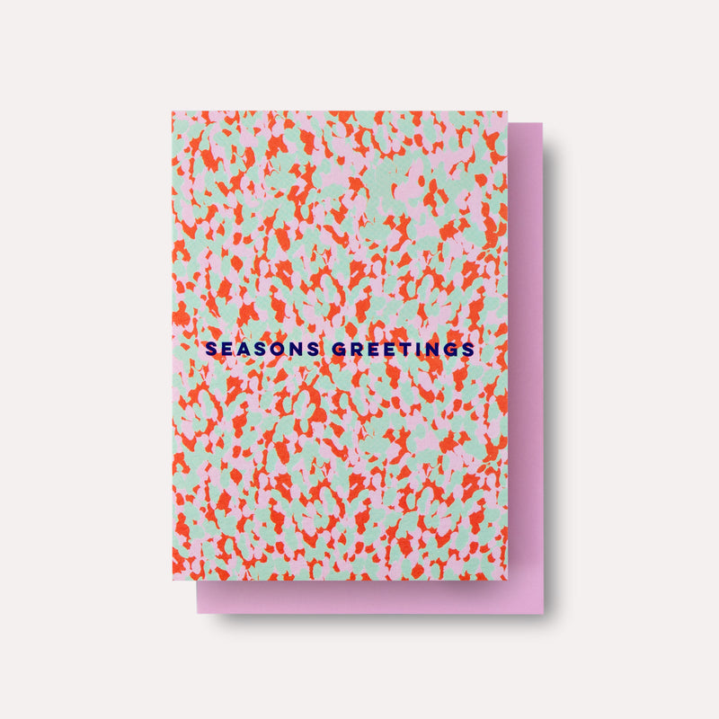 Christmas Pastel Confetti Card