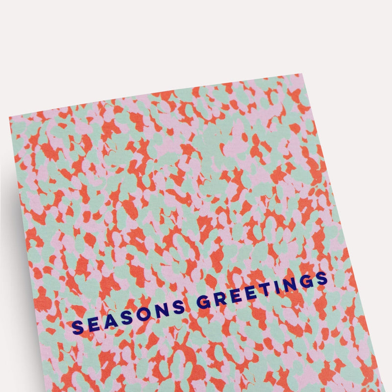 The Completist Pastel Confetti Christmas Card